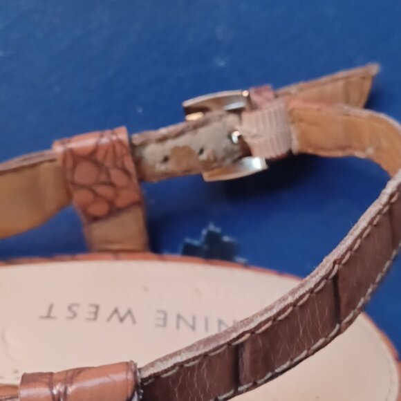 Nine West "Narciso" Leather Slingback Sandal- Sz. 7 - Picture 6 of 8